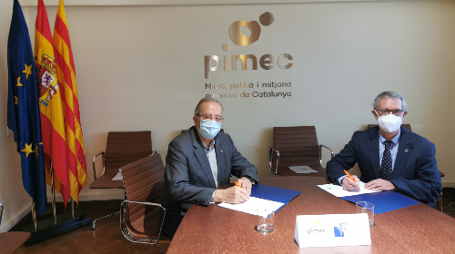 El Col·legi Oficial de Psicologia de Catalunya signa l’adhesió a PIMEC com a soci col·lectiu